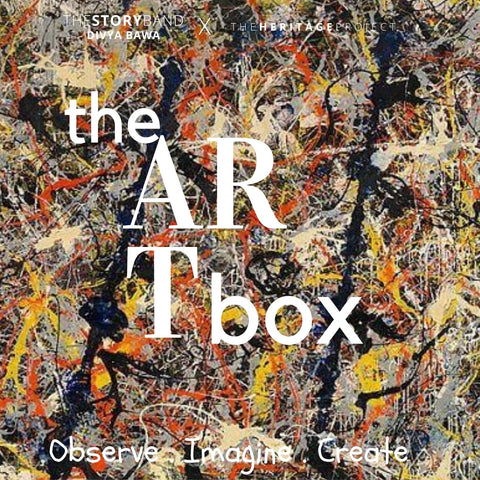 The Art Box - inspired by Jackson Polluck