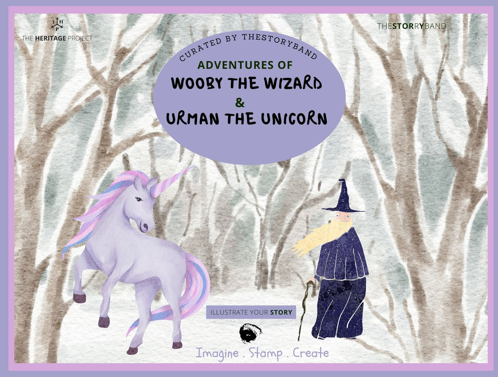 Illustrate your story - Wooby the wizard & Urman the unicorn