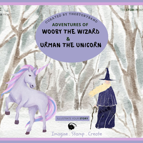 Illustrate your story - Wooby the wizard & Urman the unicorn
