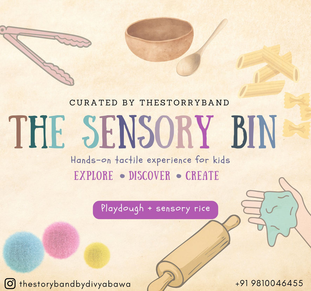 The Sensory Bin- Playdough+Sensory Rice