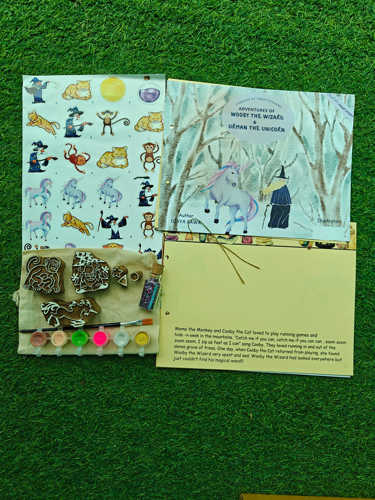 Illustrate your story - Wooby the wizard & Urman the unicorn